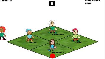 پوستر Four Square Ball Game