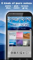 White noise relax music Affiche