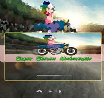 Super Steven Motorcycle постер