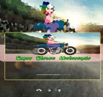 Super Steven Motorcycle Affiche