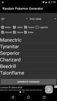 Random Pokemon Generator capture d'écran 1
