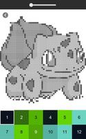 Pixel art Coloring by numbers for Pokemons تصوير الشاشة 1