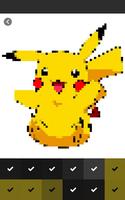 Pixel art Coloring by numbers for Pokemons capture d'écran 2