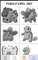 Pixel art Coloring by numbers for Pokemons captura de pantalla 3