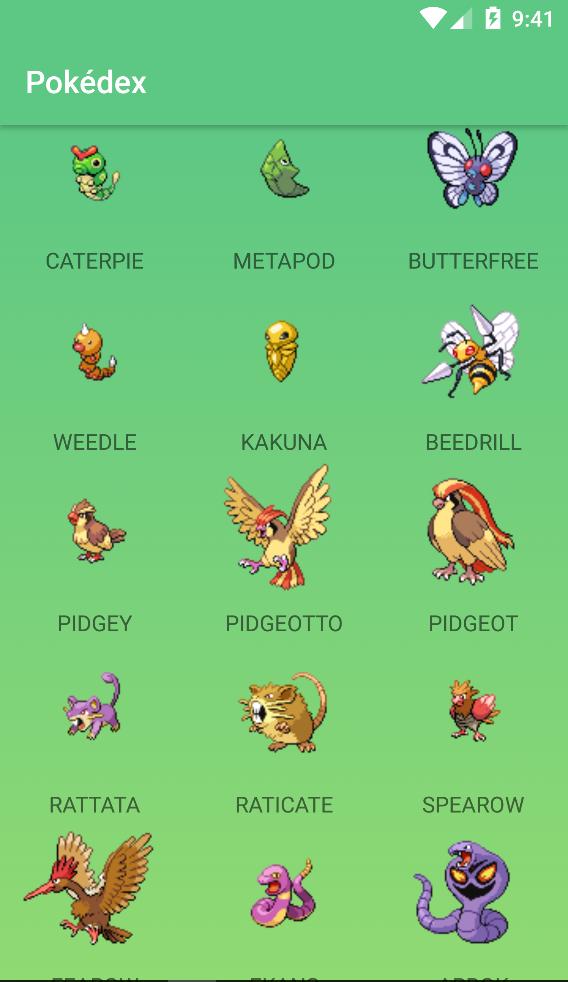 Listas de pokémon