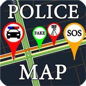 Police Map icon