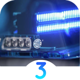 LED Police Lights simulator wi أيقونة