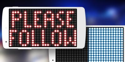 LED Police Lights simulator wi الملصق