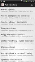 Polskie Ustawy (Kodeksy) Free スクリーンショット 1