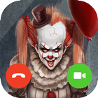 Video Call From Scary Clown Prank icon