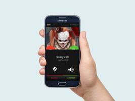 Video Call From Scary Clown Prank Affiche