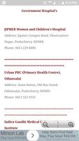 2 Schermata Pondicherry Hospitals Lists