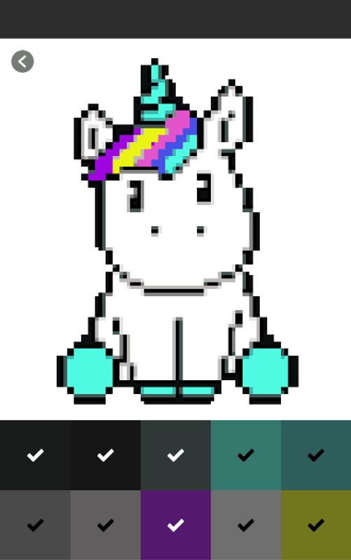 Unicornio color por número, Unicorn para colorear for Android - APK Download