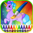 Ponys And Unicorns To Coloring icon