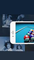 Pool Club. Billiard Shoot Ball. Snooker champ Affiche