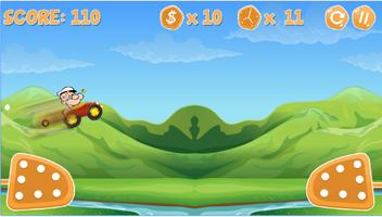 Popaye Racing Game capture d'écran 2
