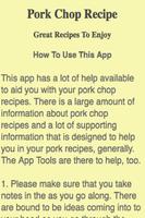 Pork Chop Recipes 스크린샷 1