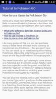 برنامه‌نما Tutorial to Pokemon GO عکس از صفحه