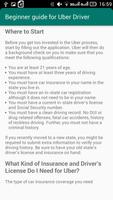 Beginner Guide for Uber Driver Poster