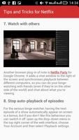 Tips & Tricks for Netflix capture d'écran 2