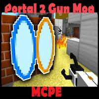 Portal 2 Gun for Minecraft الملصق