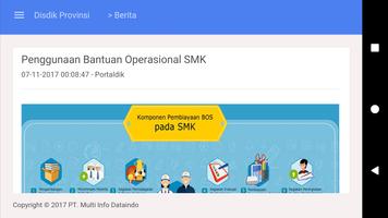 DIKBUD SUMUT - Portal Pendidikan Sumatera Utara स्क्रीनशॉट 1