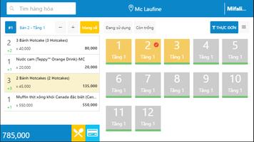 Phần mềm bán cà phê, nhà hàng screenshot 1