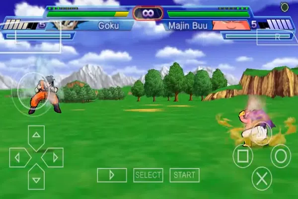 Téléchargement de l'application PPSSPP Dragonballz Budokai