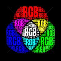 RGB Bluetooth الملصق