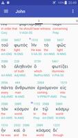 Interlinear English - Greek Bible تصوير الشاشة 2