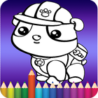 Coloring game for Paw Patrol أيقونة