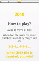2048 puzzle game with numbers اسکرین شاٹ 3