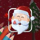 Christmas Coloring box - Santa gives gifts to you aplikacja