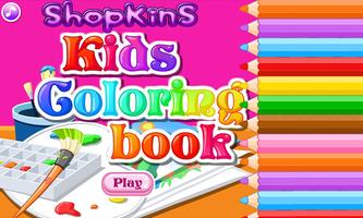 coloring pages & book for shopkings poster