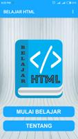 Belajar HTML পোস্টার
