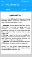 Belajar HTML স্ক্রিনশট 3