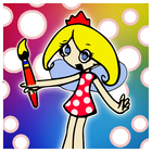 Coloring book ben and holly icon