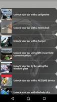How To Unlock a Car Affiche