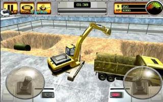 Excavator Heavy Simulator trick Plakat