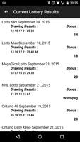 Check Canadian Lotto Winnings syot layar 1