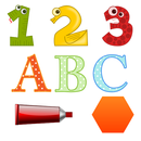 French and English Numbers Letters Shapes Colors APK
