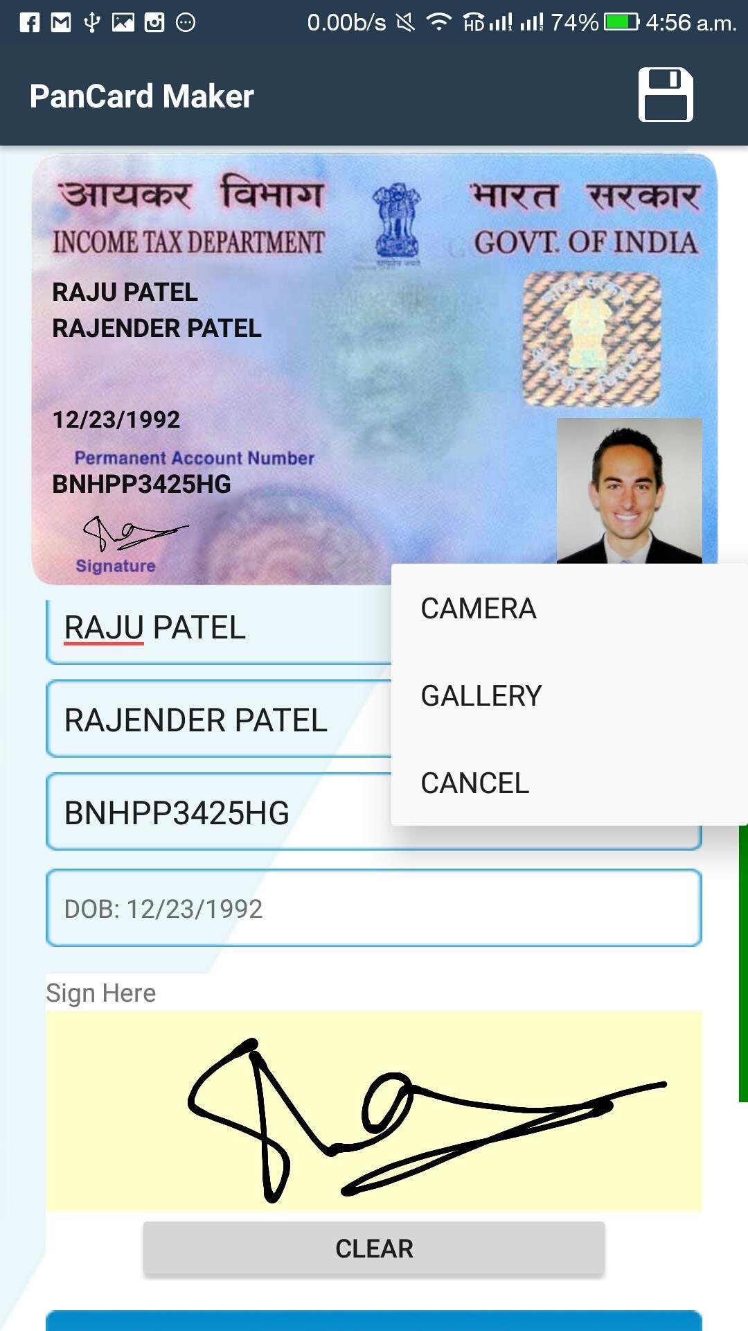 Pan Card Maker Prank For Android Apk Download