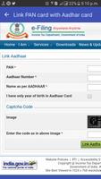 برنامه‌نما Link PAN card with Aadhar card عکس از صفحه