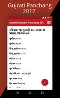 Gujarati Panchang Calende 2017 plakat