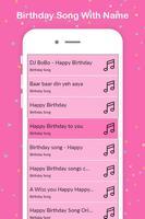 Birthday Song With Name Maker capture d'écran 1