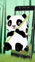 Cute Panda Cartoon 3D Theme capture d'écran 2