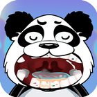 Panda go dentist icône