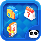 My Block World  - Panda Launcher Theme simgesi