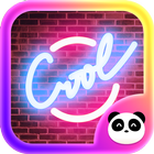 Neon Lights  - Panda Launcher Theme Zeichen