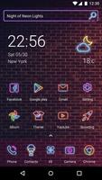 Neon Lights  - Panda Launcher Theme Affiche